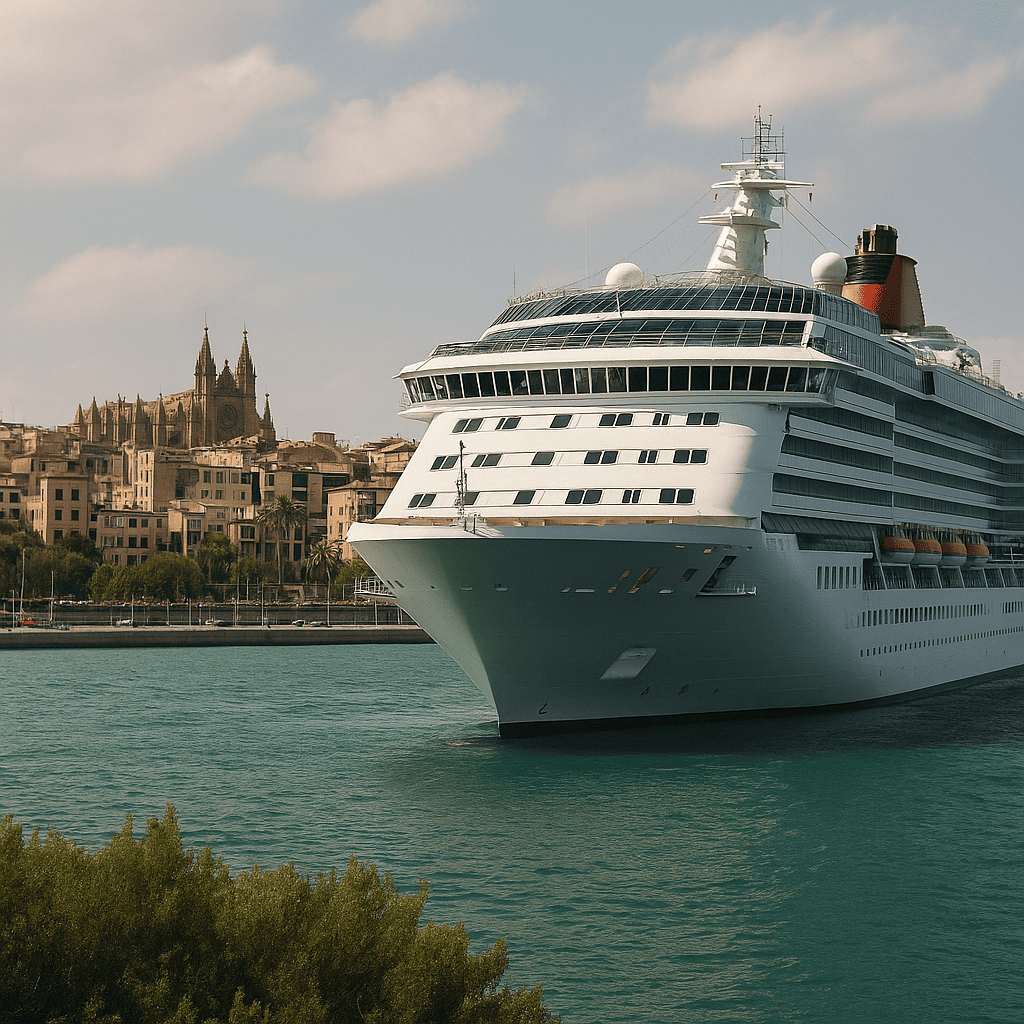 Llegada de cruceros a Mallorca