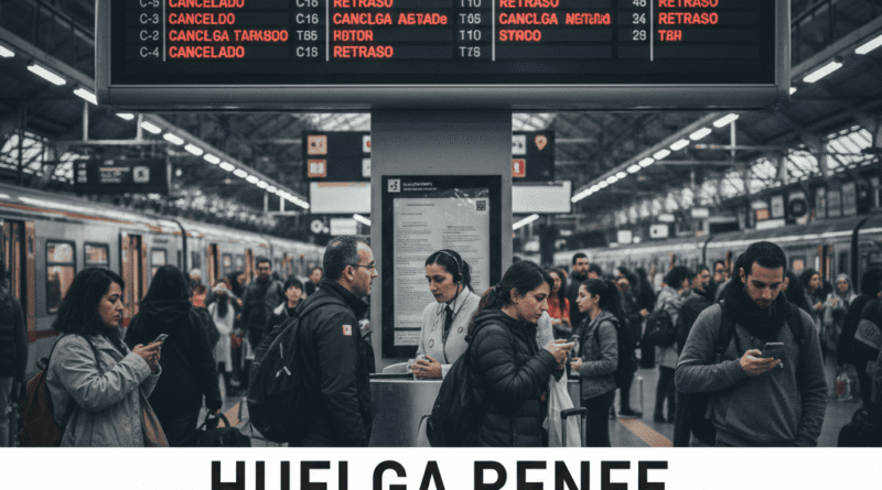 Huelga de Renfe y Cercanías en Madrid