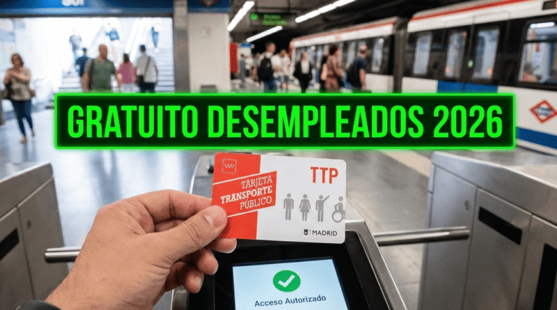 Abono Transporte Gratuito para Desempleados