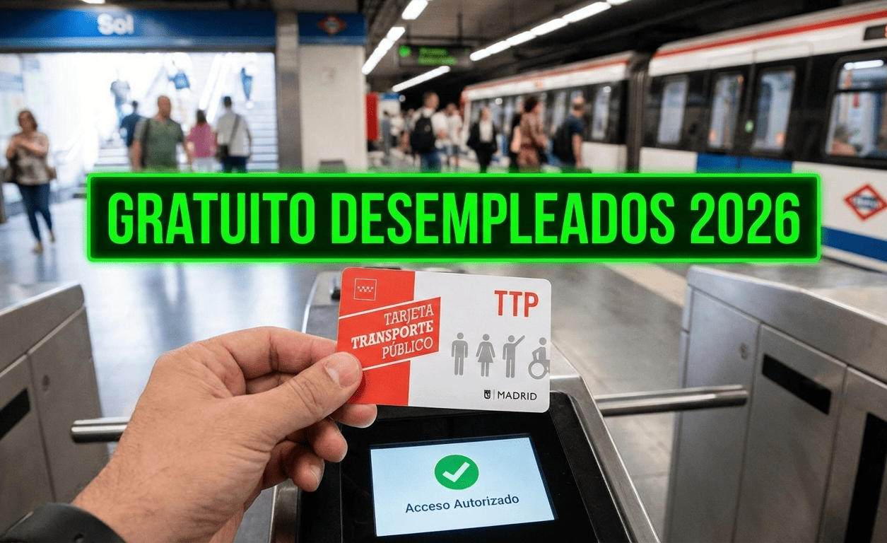 Abono transporte gratuito para desempleados