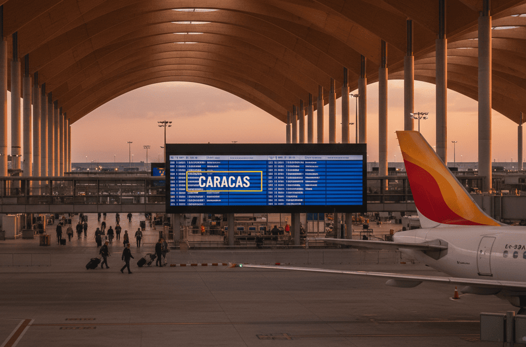 Vuelos Madrid-Caracas reactivados