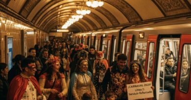 Refuerzo del metro por Carnaval