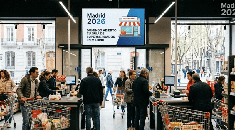Supermercados abiertos en Madrid